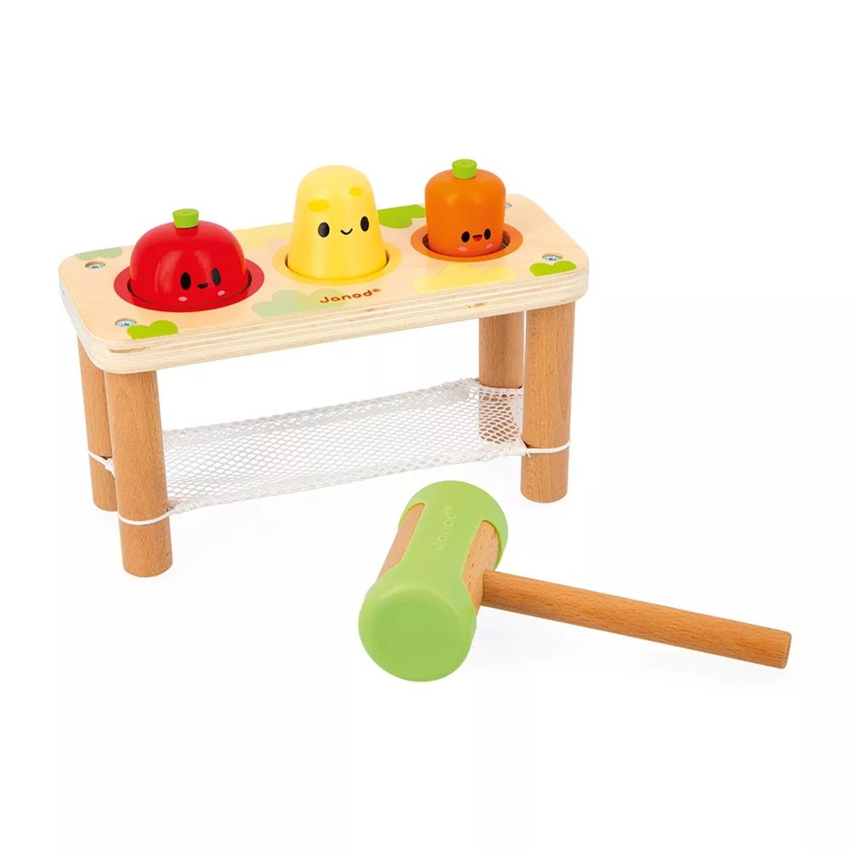 Tap Tap Légumes De La Ferme, Jeu D'éveil Dès 12 Mois multicolore, JANOD