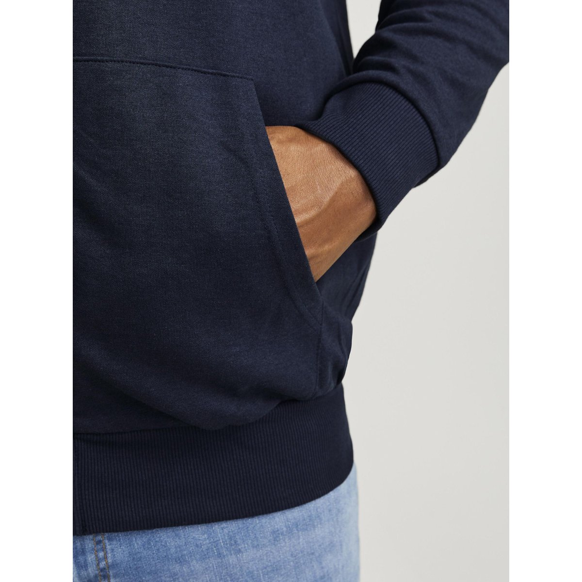 Sweat À Capuche Zippé navy blazer, JACK & JONES