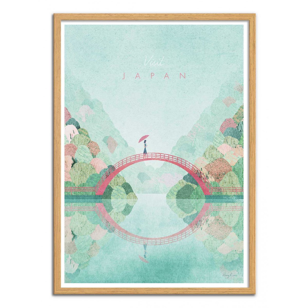 Affiche d'art - Visit Japan Version 2 - Henry Rivers affiche d'art, WALL EDITIONS