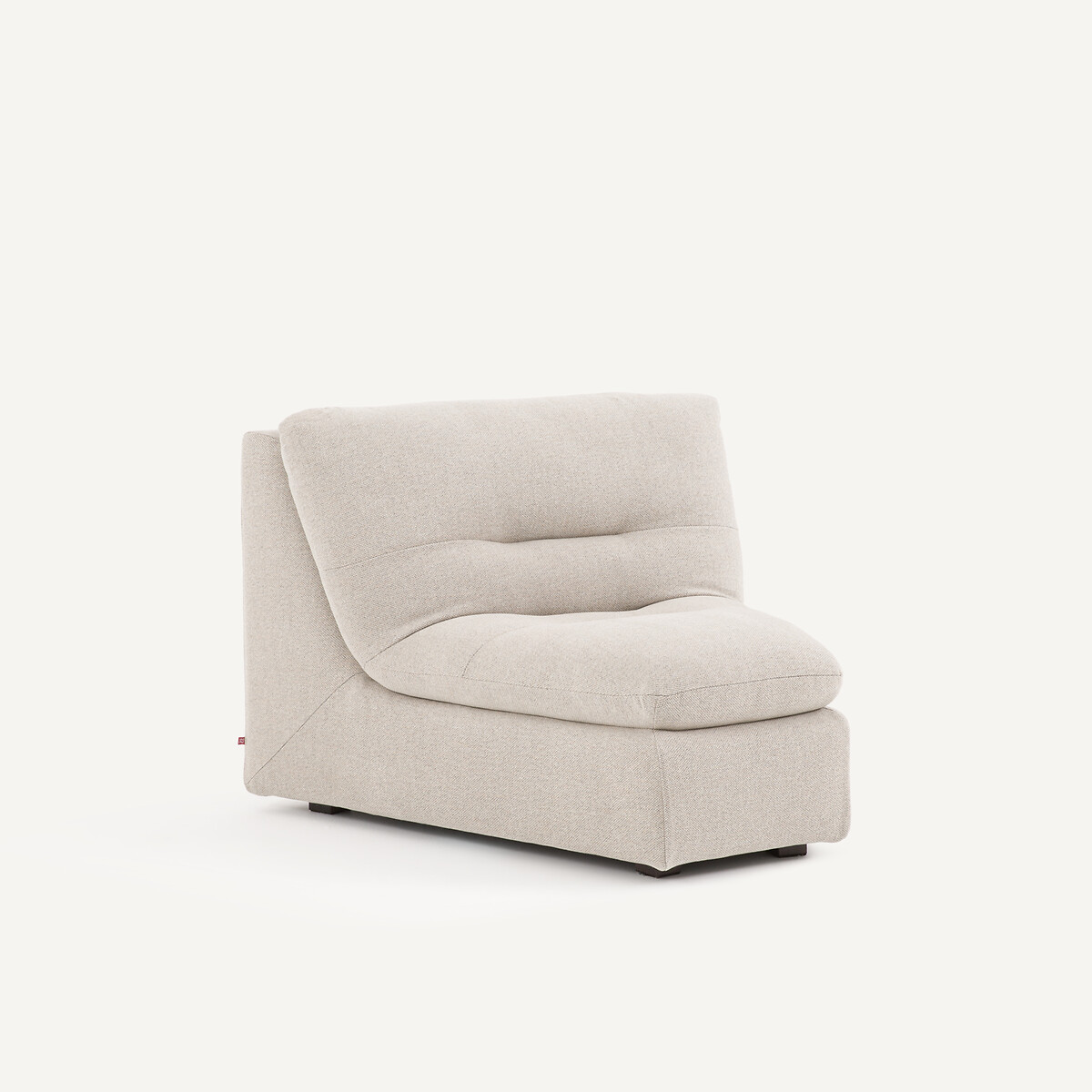 Elemento angolare modulare in tweed, GIULIANO naturale / grigio chiaro, AM.PM