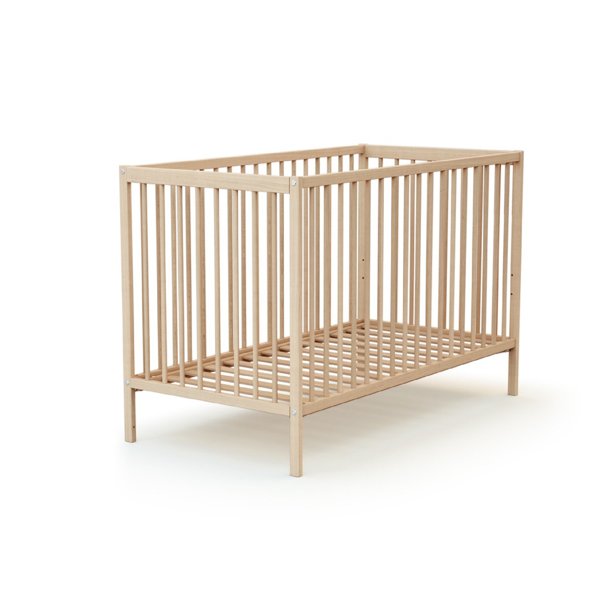 Lit bébé en bois SONA beige, JURABABY