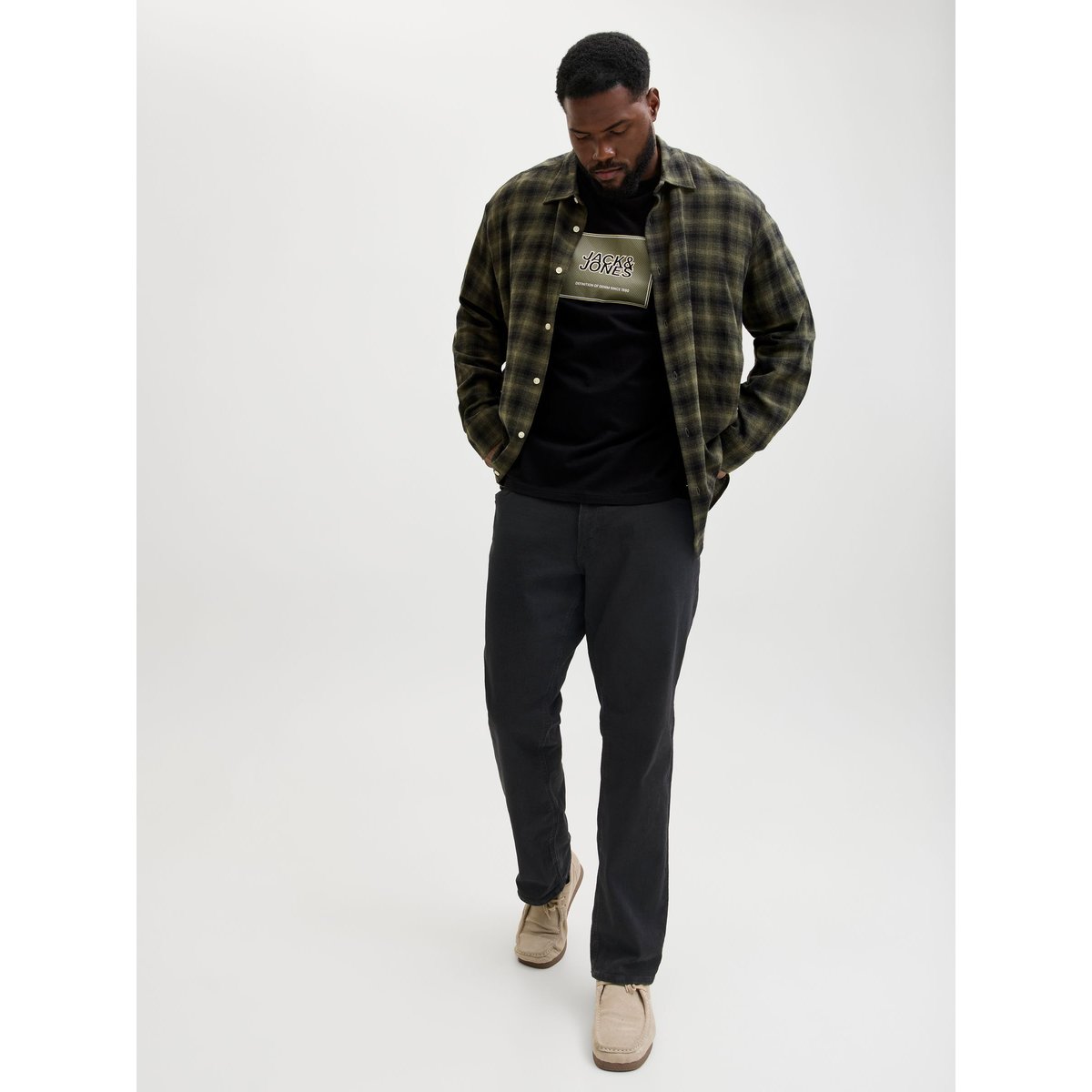Jean Slim black denim, JACK & JONES