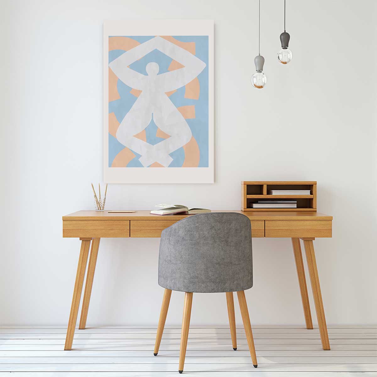 Tableau pastel et courbe tableau alu dibond, HEXOA