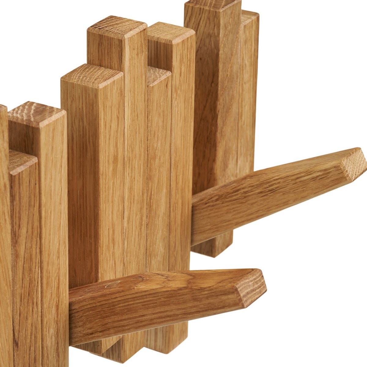Porte-manteaux en bois L40cm- CALTRA bois clair, HOUSE NORDIC