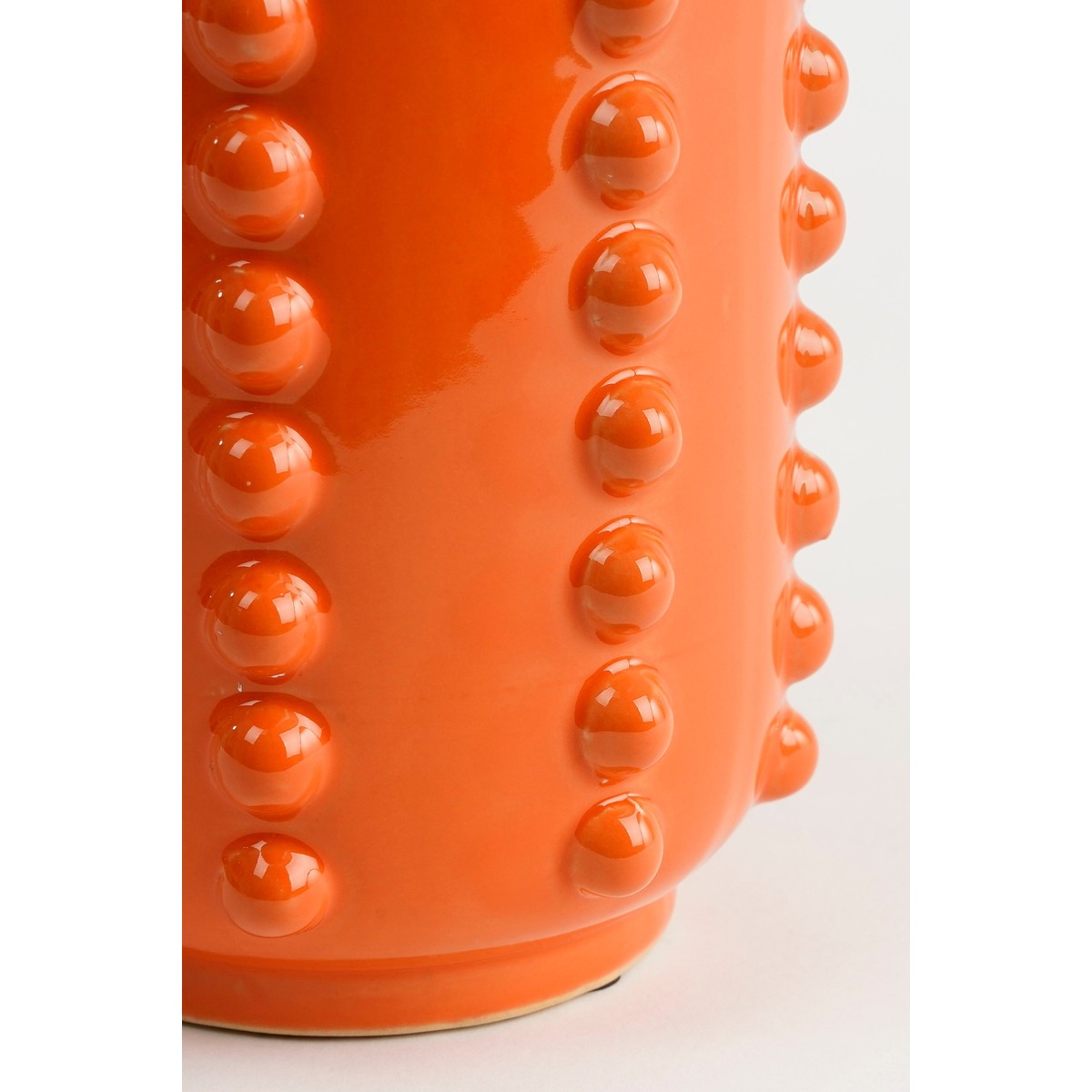Vase texturé BOAZ orange, MICA DECORATIONS
