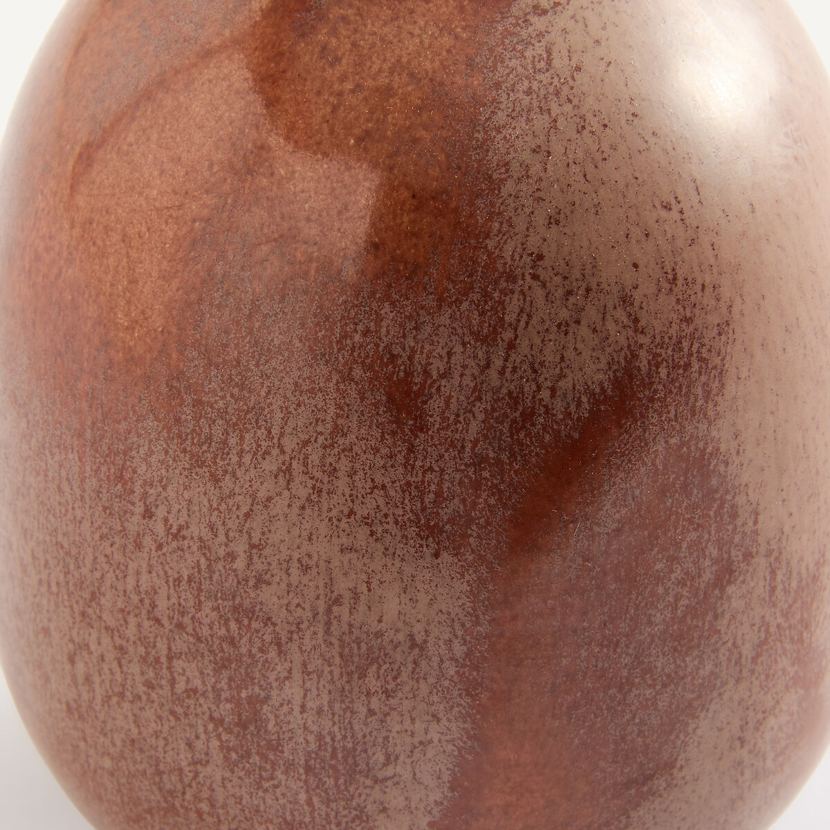 Vase décoratif soliflore en faïence, hauteur 11 cm, MODENE orange cuivré, AM.PM