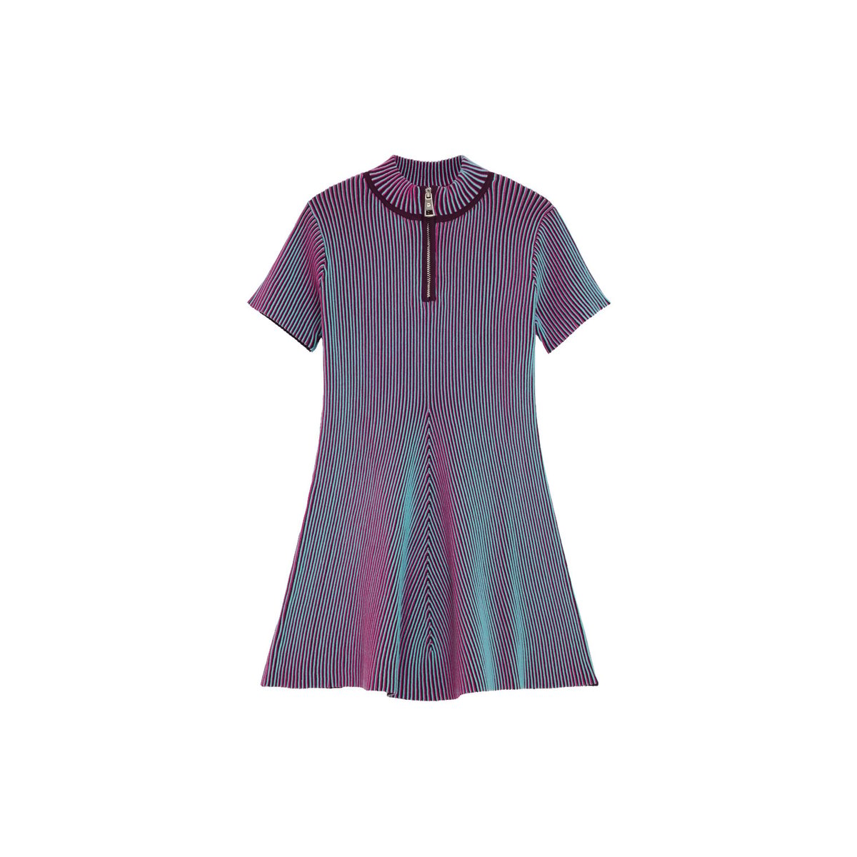 Robe à col montant rouge, DESIGUAL