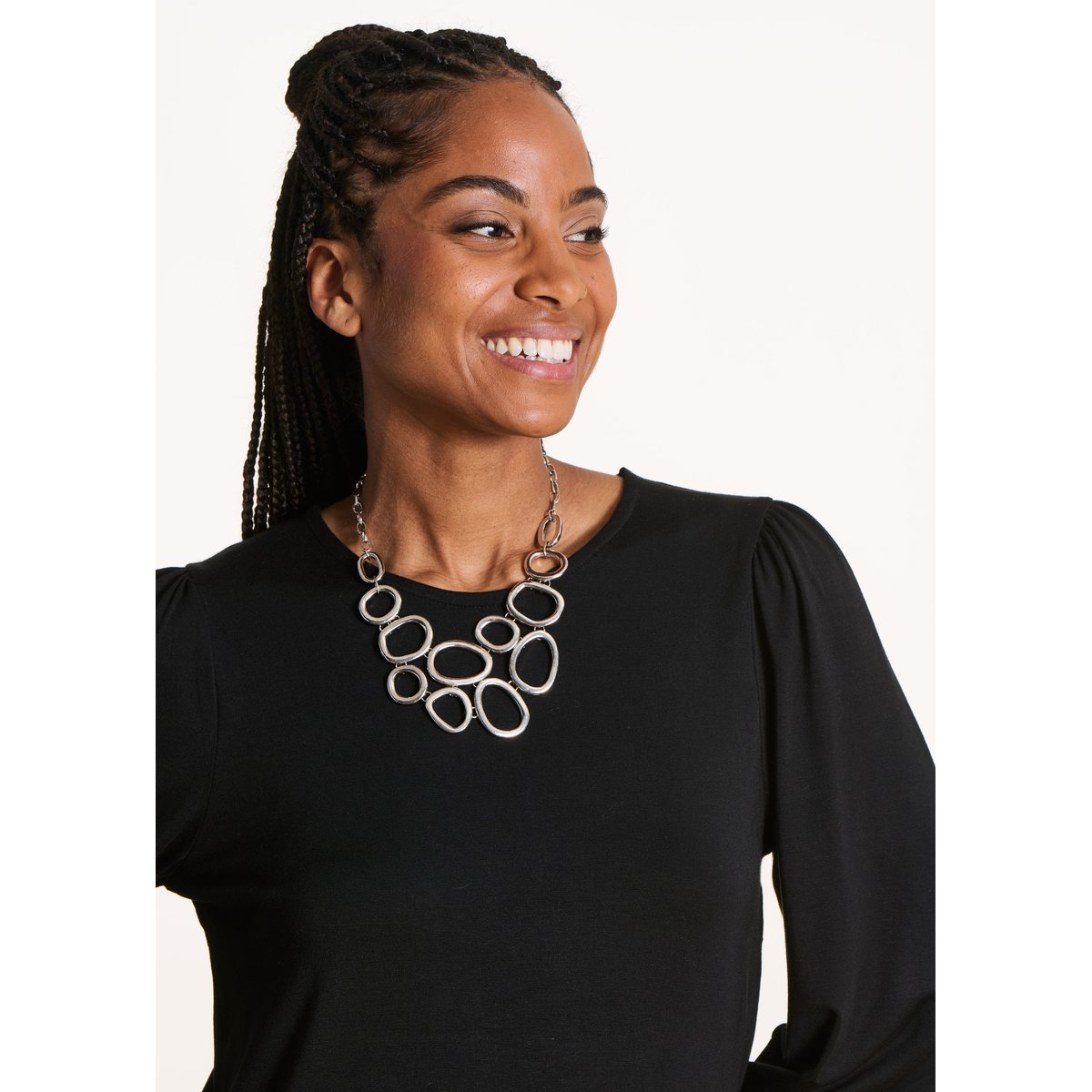 Collier chaine réglable silver, LA FEE MARABOUTEE