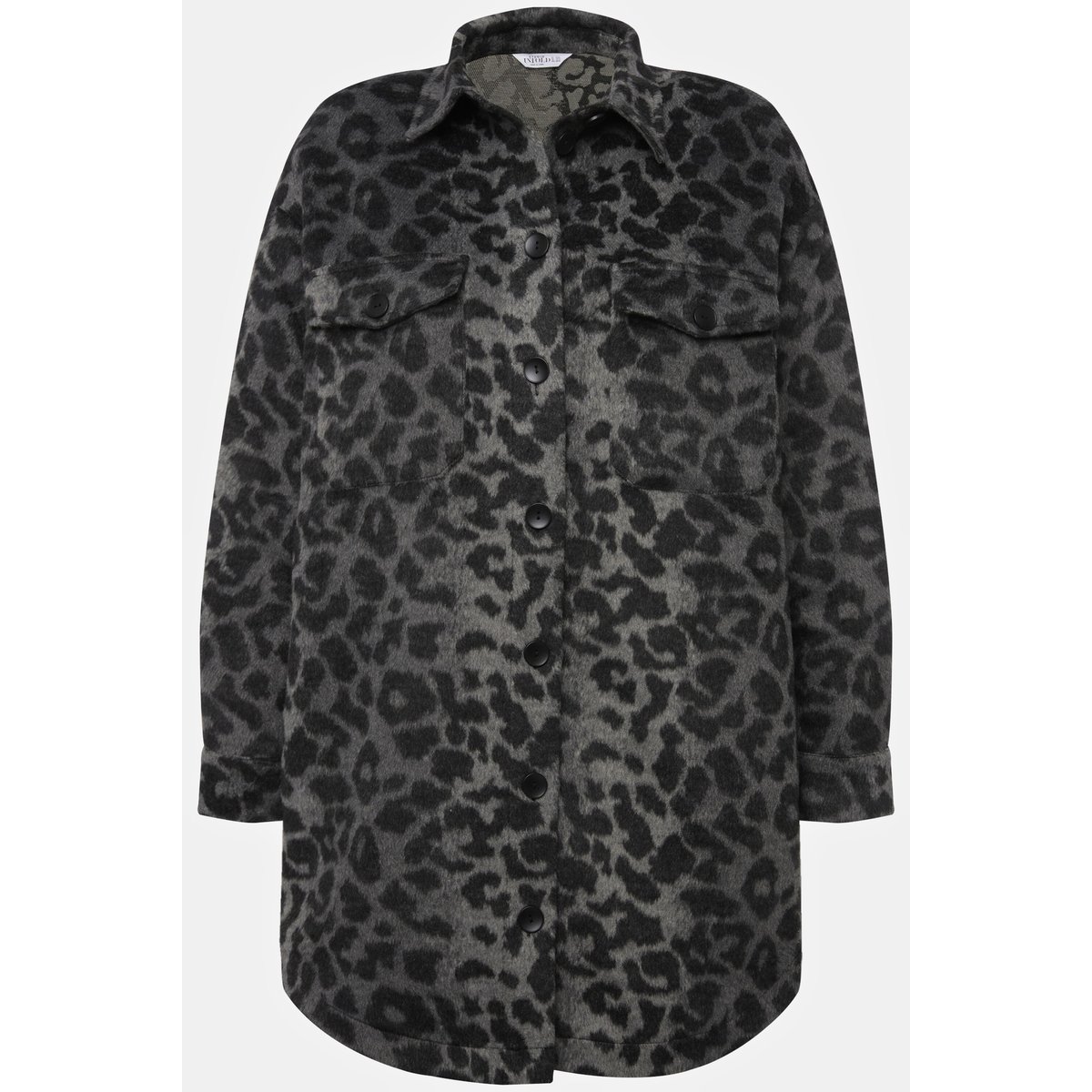 Veste chemisier oversize à manches longues noir, STUDIO UNTOLD
