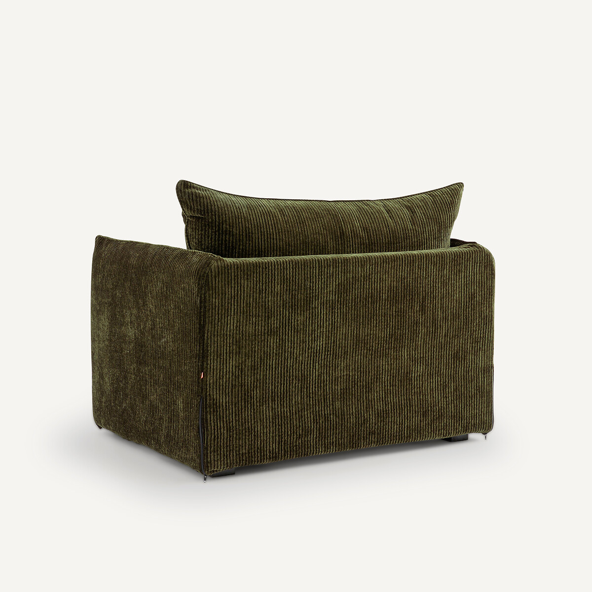 Fauteuil velours côtelé, Néo Chiquito vert sapin, AM.PM