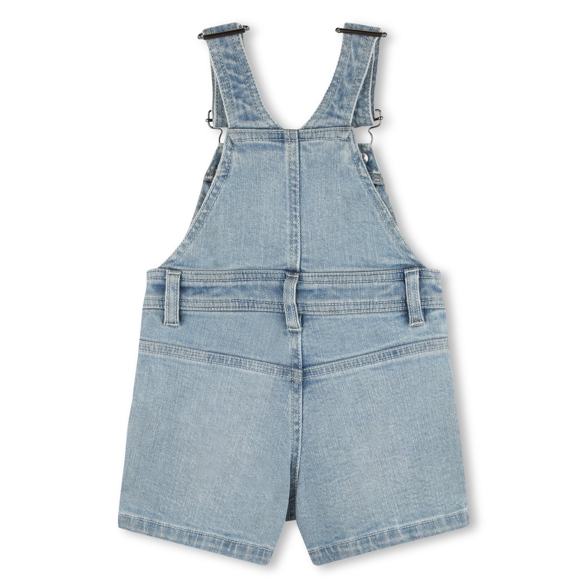 Salopette en denim court bleach, TIMBERLAND