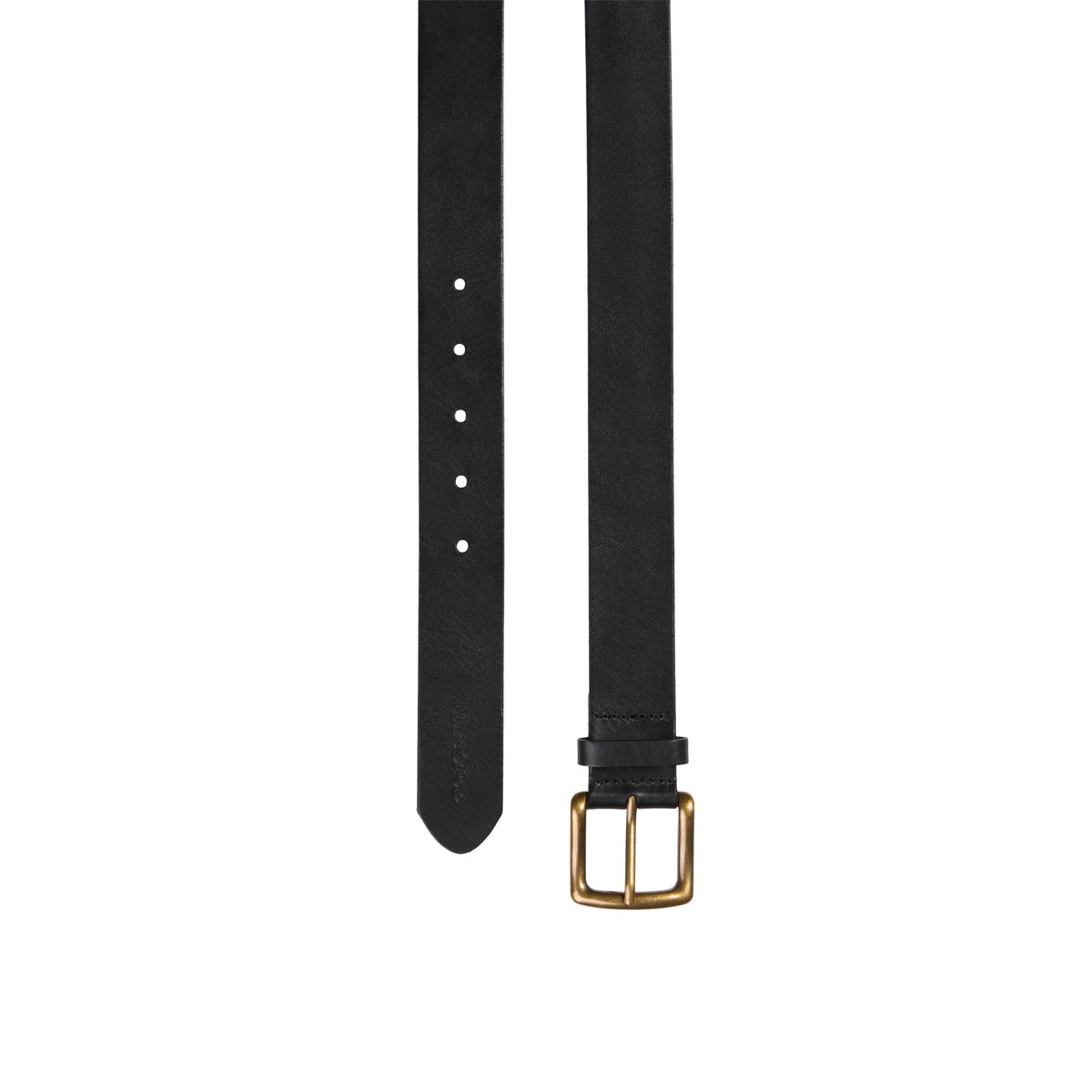 Ceinture avec fermoir en laiton robuste noir, MARC O'POLO
