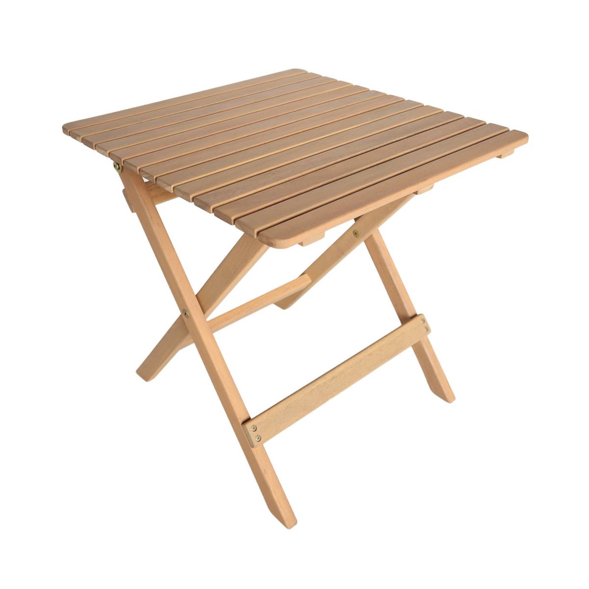 Table de jardin bistrot enfant bois d'acacia + 2 assises ELISE vert de gris, SWEEEK