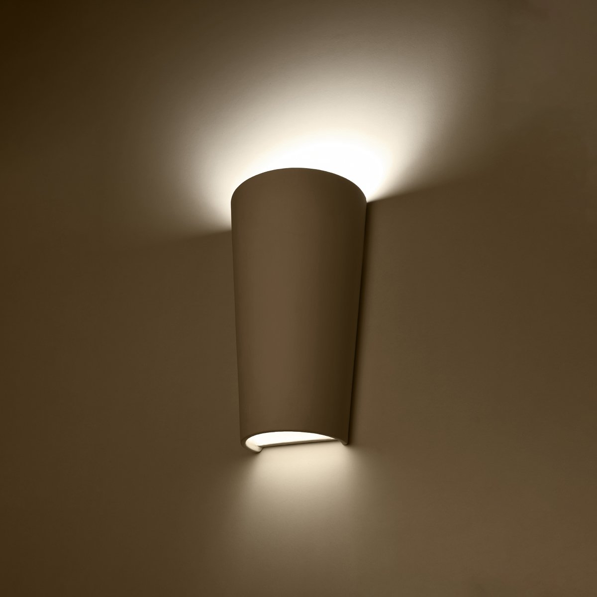 Applique Céramique Blanc E27 1 Lana blanc, EDEN