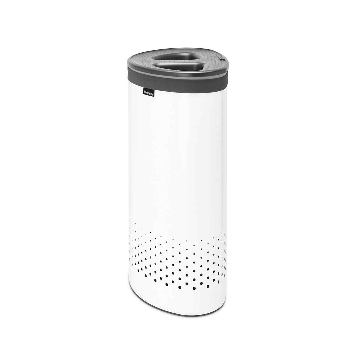 Selector Laundry Bin, 55L white, BRABANTIA