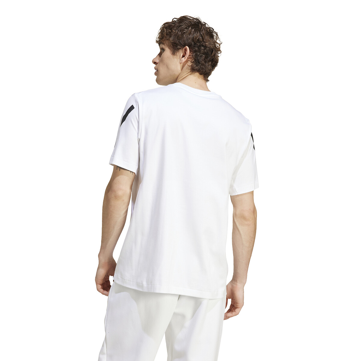 T-Shirt mit Logo-Patch aus Silikon weiss, adidas Performance