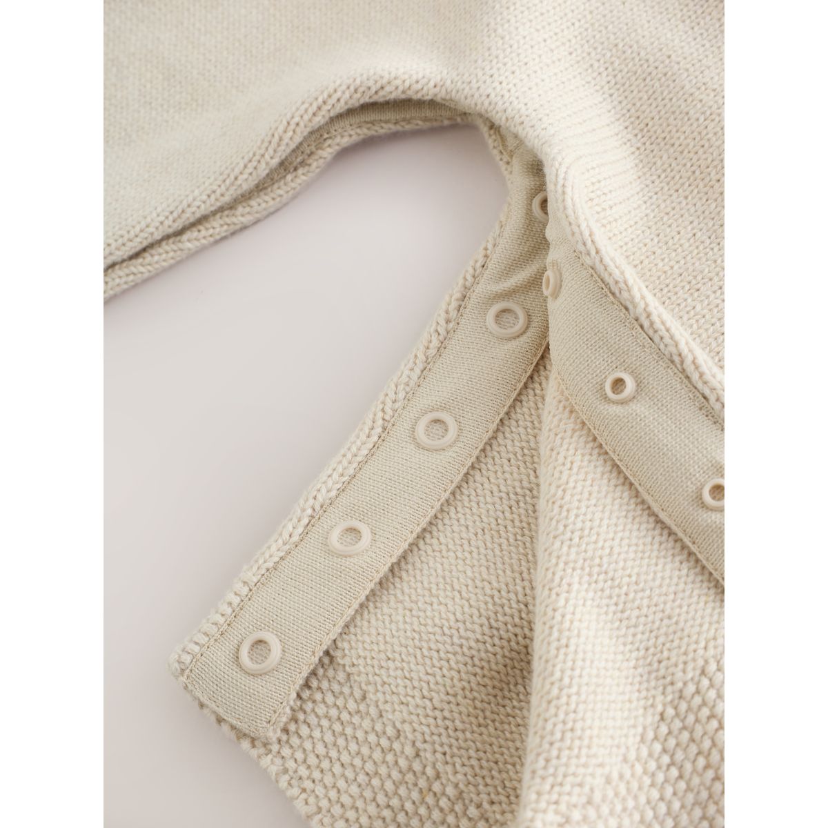 Ensemble salopette bébé maille écru, NEXT