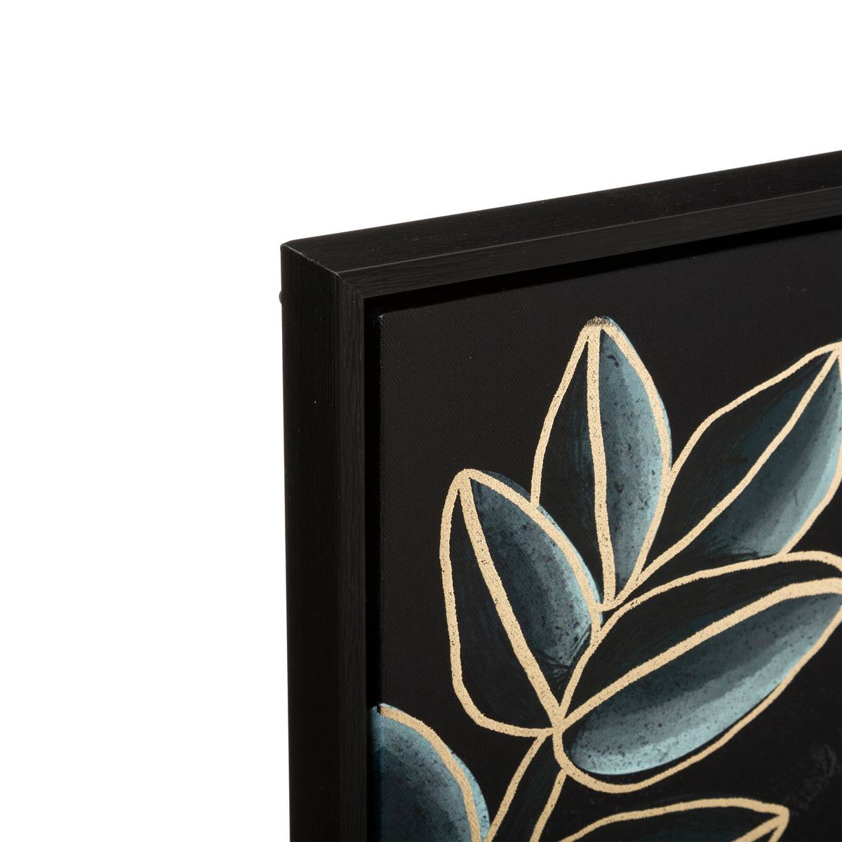 Toile imprimée encadrée motif jungle EMMA multicolore, ATMOSPHERA
