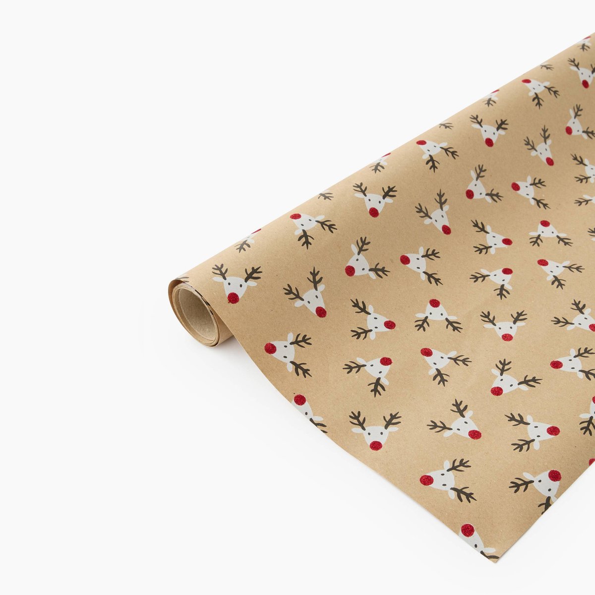 Papier cadeau, 2m marron, MONOPRIX