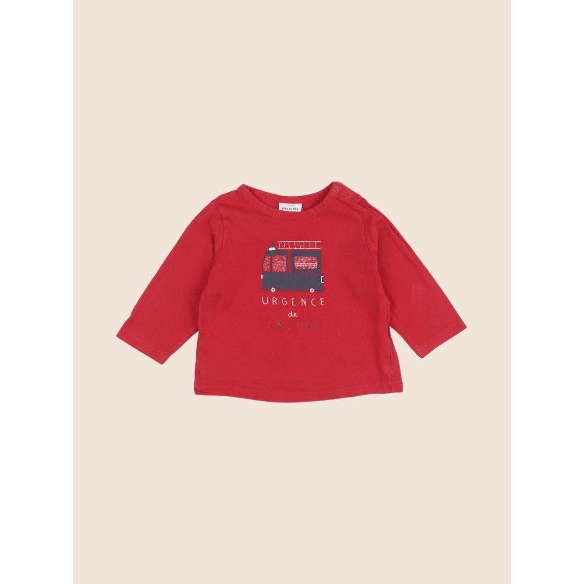 Tee-shirt - Bon état rouge, TAPE A L'OEIL