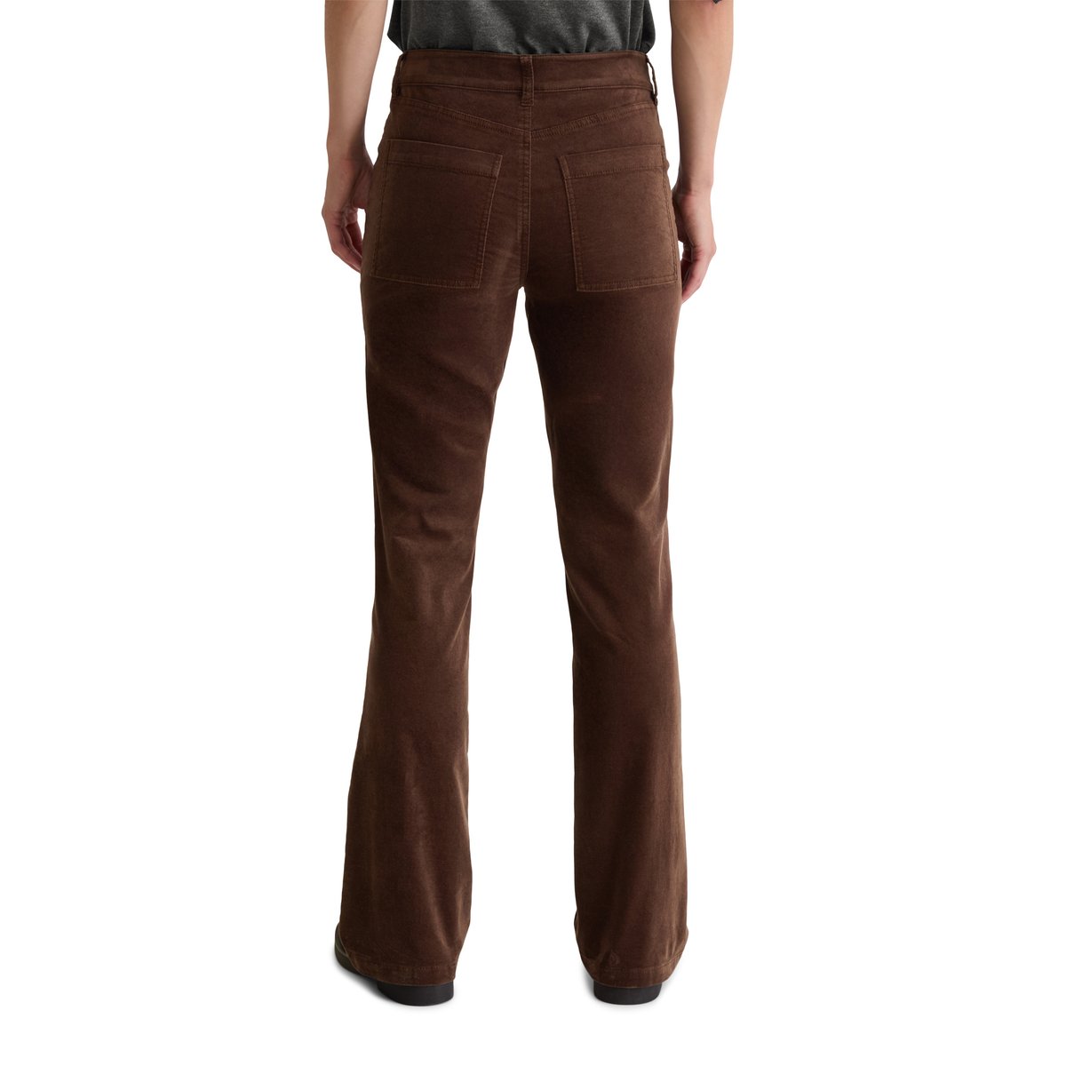 Pantalon en velours modèle Kiruna flared en Organic Cotton Stretch dunkelbraun, MARC O'POLO