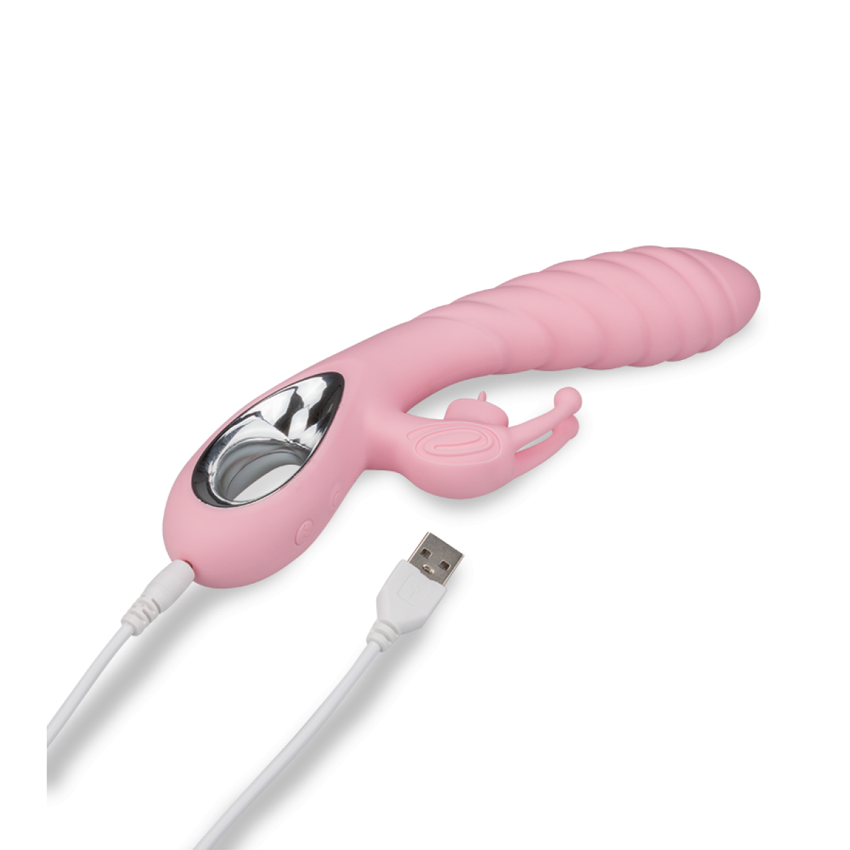 Vibromasseur puissant rabbit Crazy Snail rose, LOVE AND VIBES