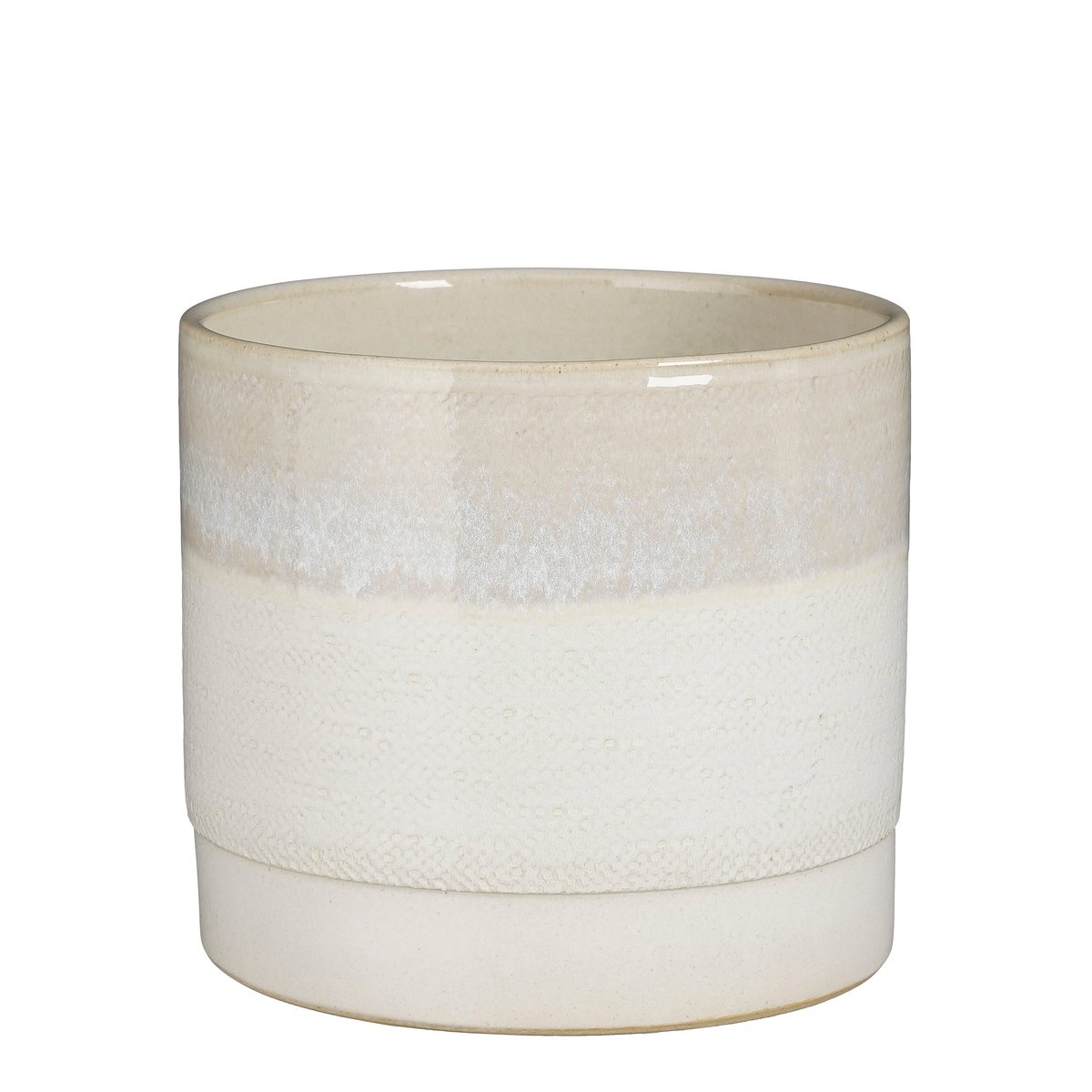 Cache-pot Ø22 cm OLOF crème, MICA DECORATIONS