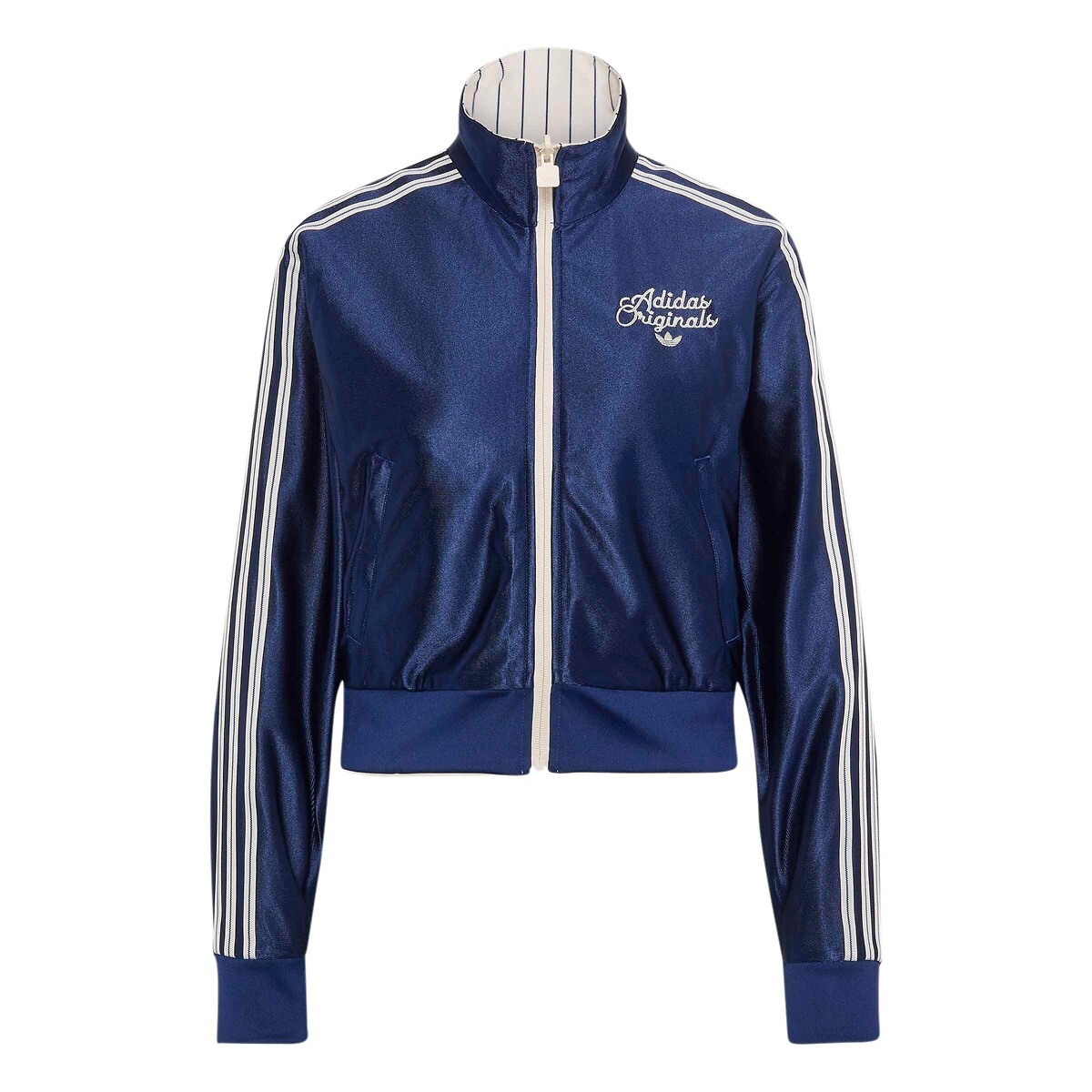 Veste zippée réversible FIREBIRD ecru/bleu, adidas Originals
