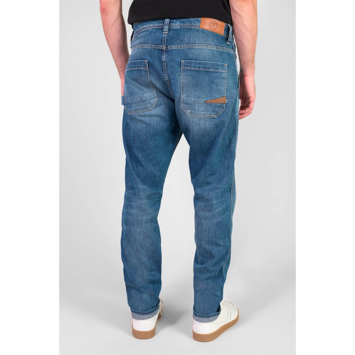 Jeans loose, large loose , longueur 34 blue, LE TEMPS DES CERISES