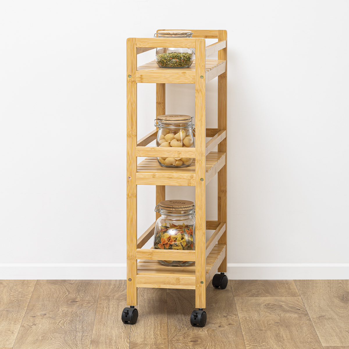 Desserte 3 niveaux en bambou LINHA beige, 5FIVE SIMPLY SMART