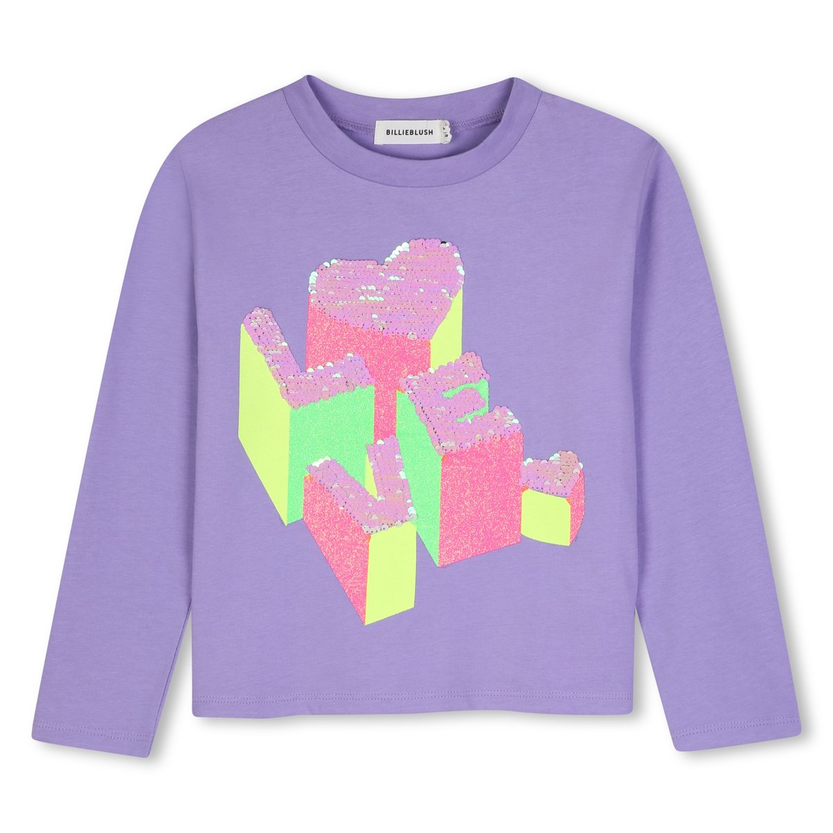 Tee-shirt manches longues violet tulip, BILLIEBLUSH