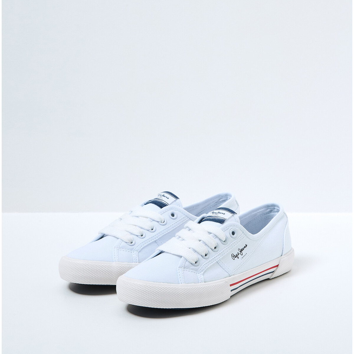 Baskets Brady Basic blanc, PEPE JEANS