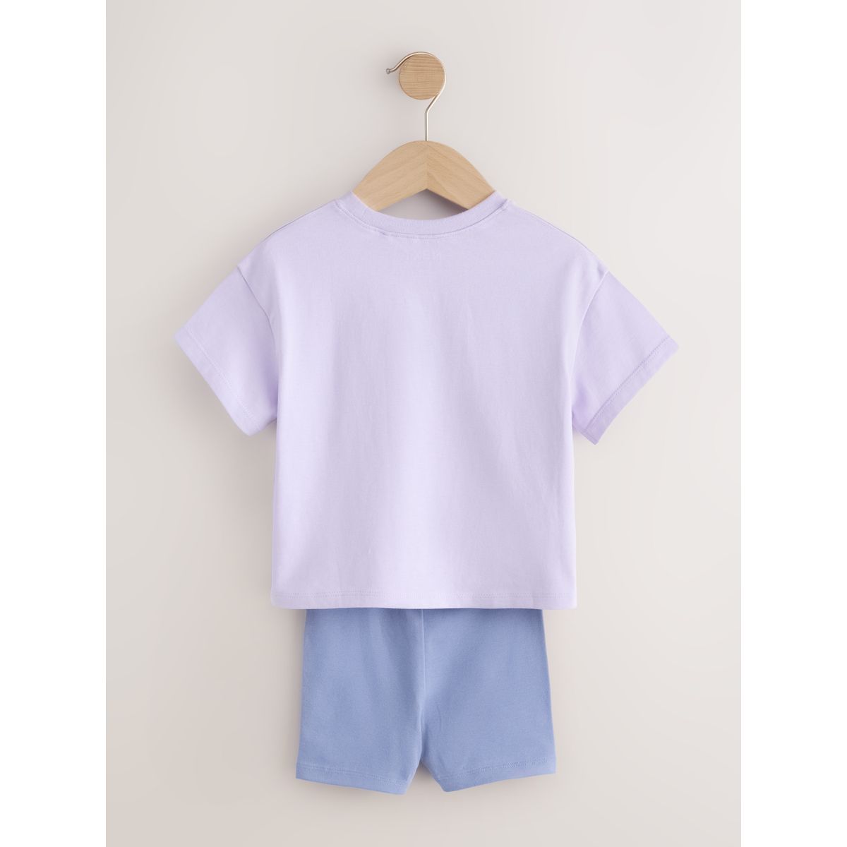 Ensemble short et haut lilas violet papillon, NEXT