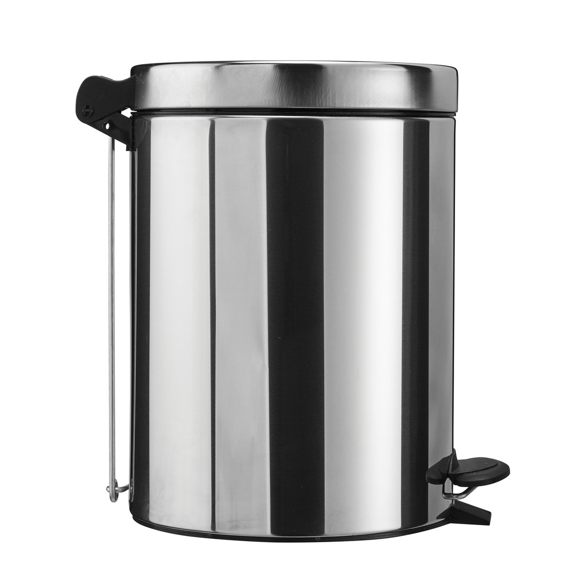 Poubelle de salle de bains à pédale 5L Fabriqué en France - CYJEU inox, ROSSIGNOL