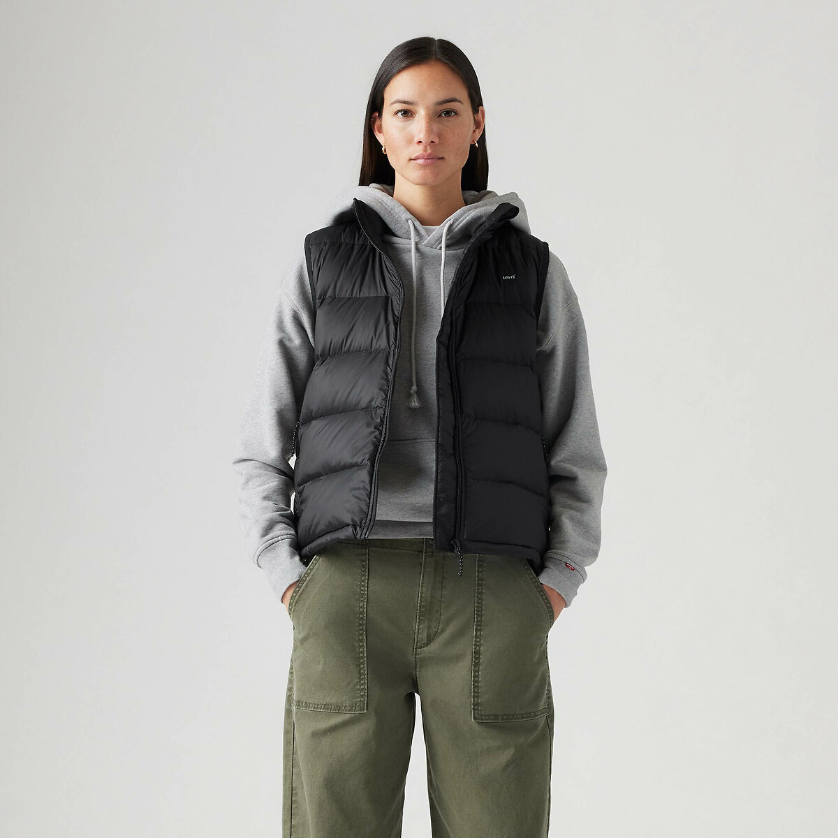High Neck Padded Gilet black, LEVI'S