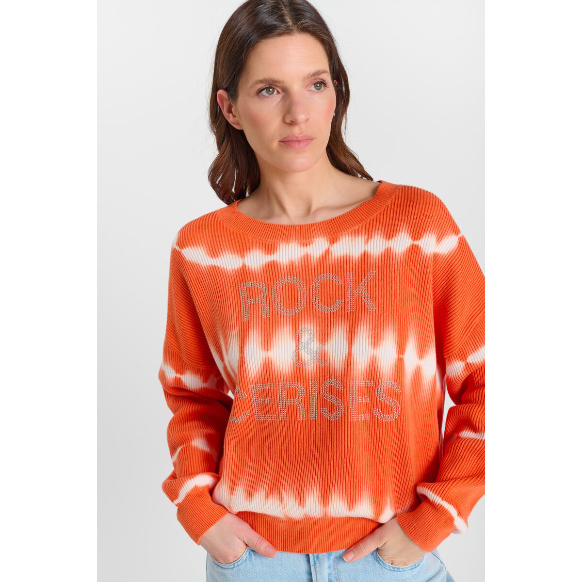 Pull SUREAU flamingo, LE TEMPS DES CERISES