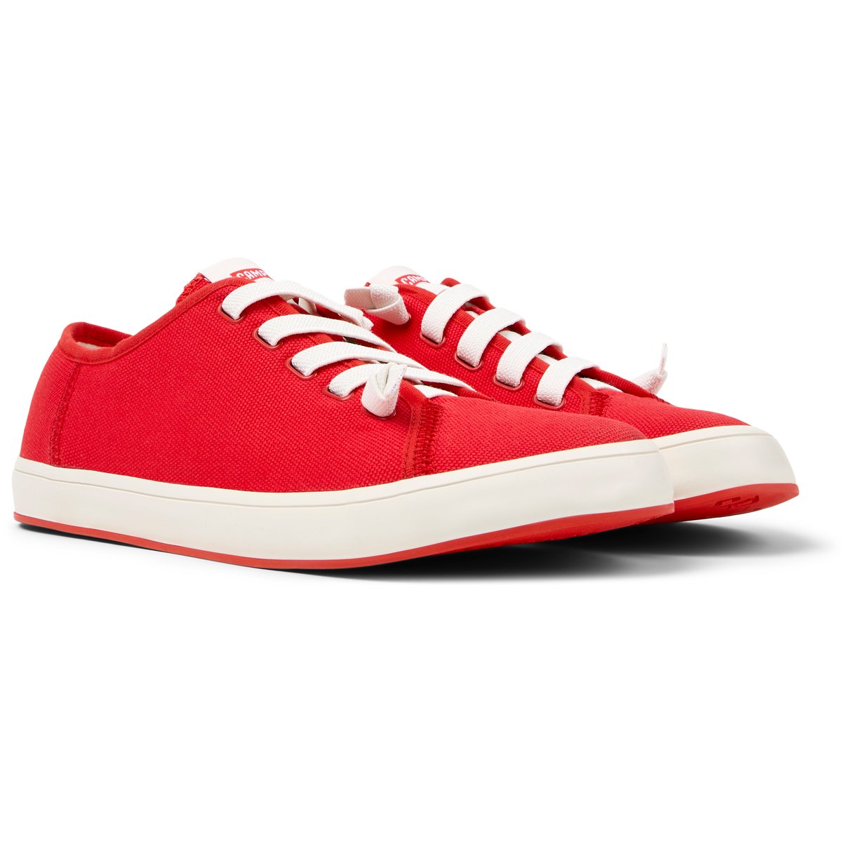 Baskets Cuir PEU RAMBLA II TWINS rouge moyen, CAMPER