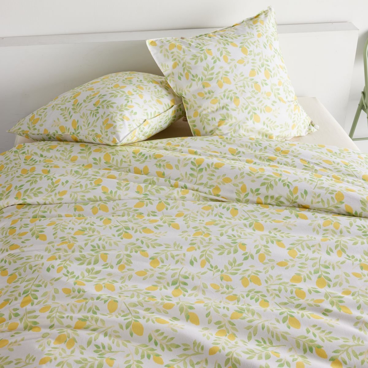 Parure de lit imprimé Floral SUNSHINE ARIELLE jaune, TODAY