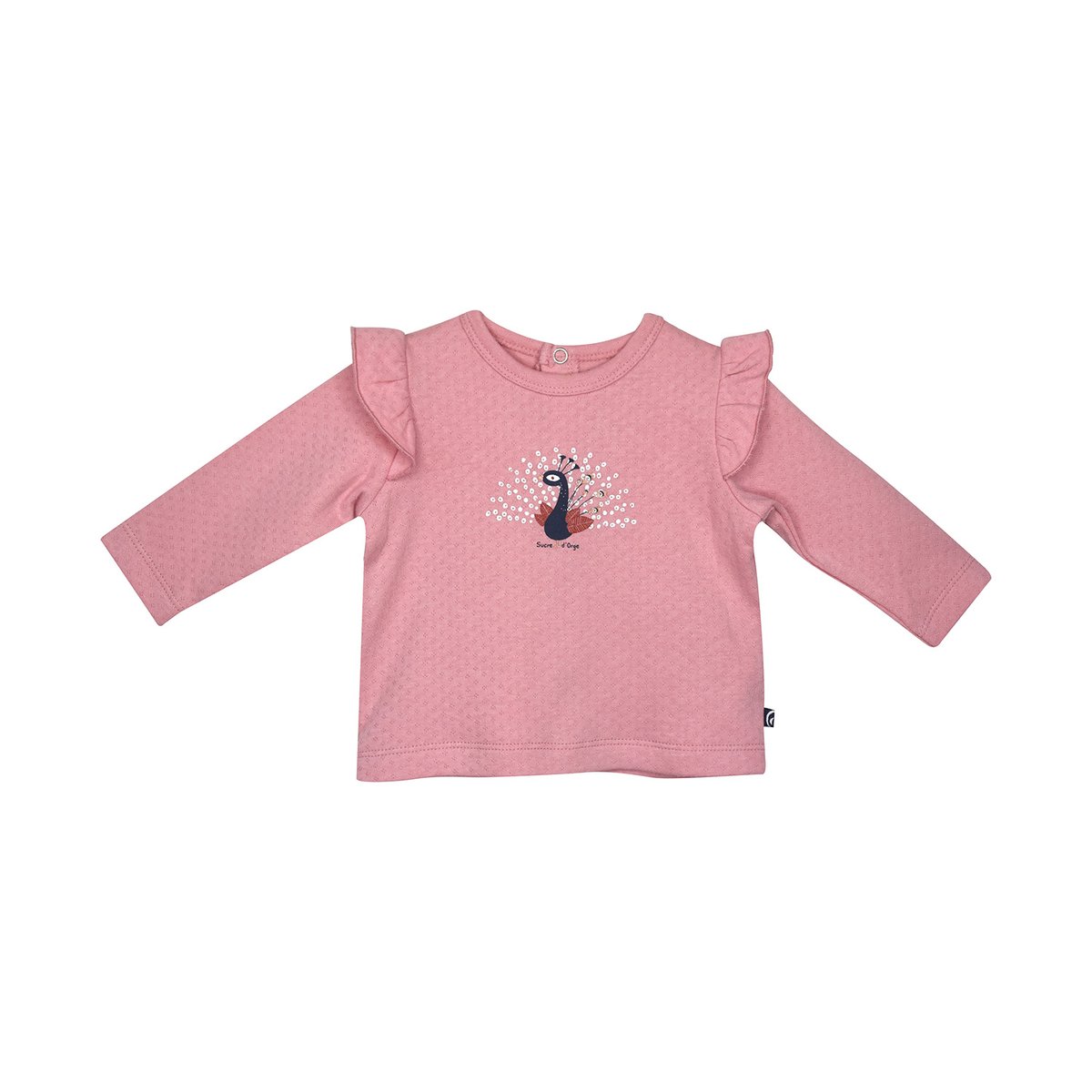 T-shirt robe velours francoise rose, SUCRE D'ORGE