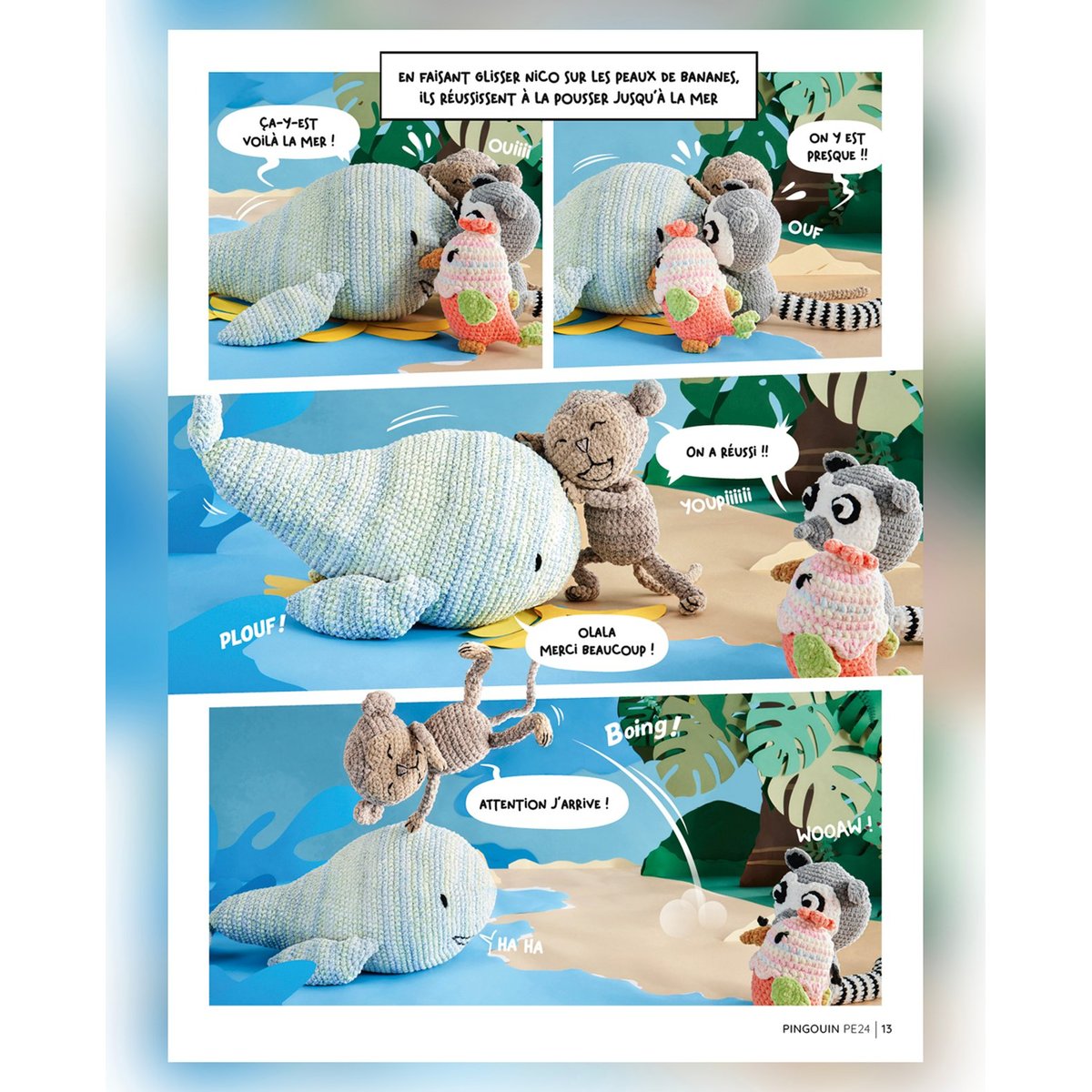Magazine N°7 : 10 Modèles sans coloris, PINGOUIN