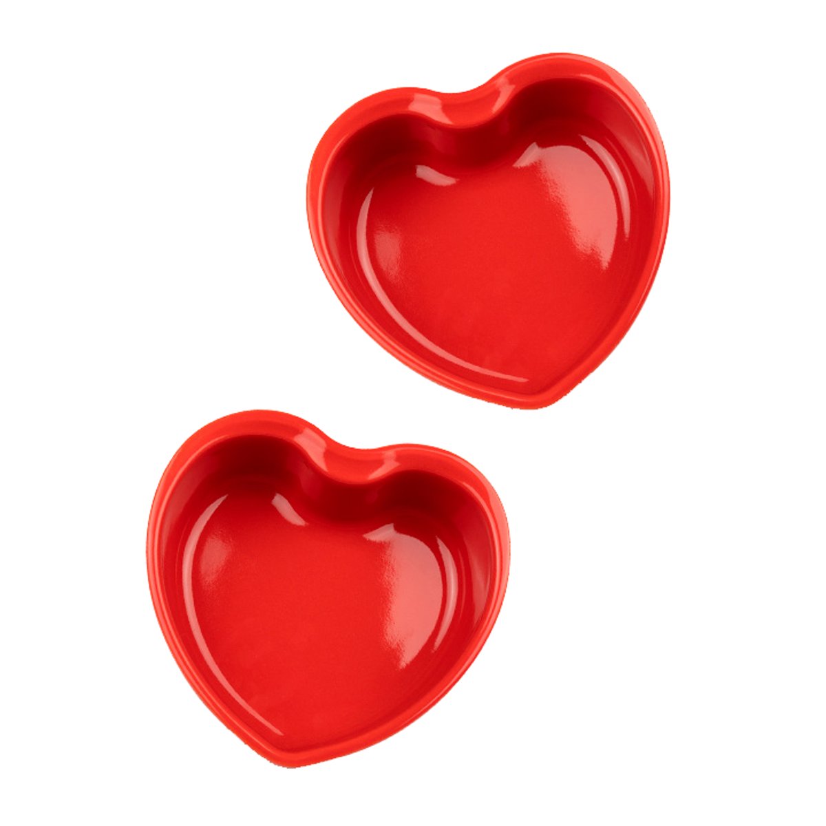 2 Plats four céramique coeur rouge 13 FOR YOU rouge, PEUGEOT