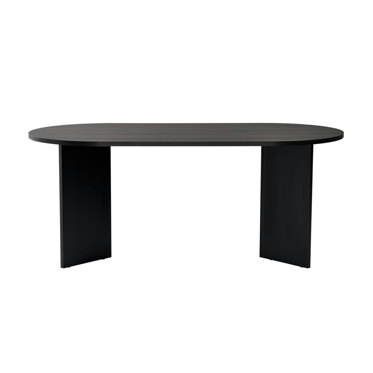Table à manger oblongue 6 places MARFA noir, PIER IMPORT