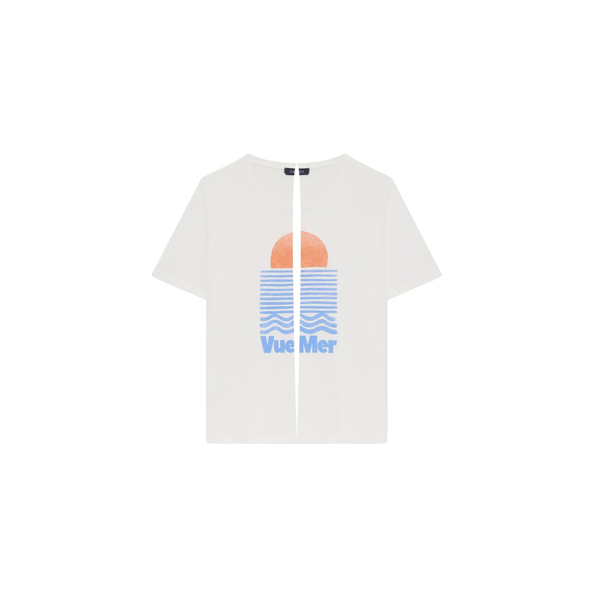 T-shirt TIM-OCEAN ecru, CAROLL
