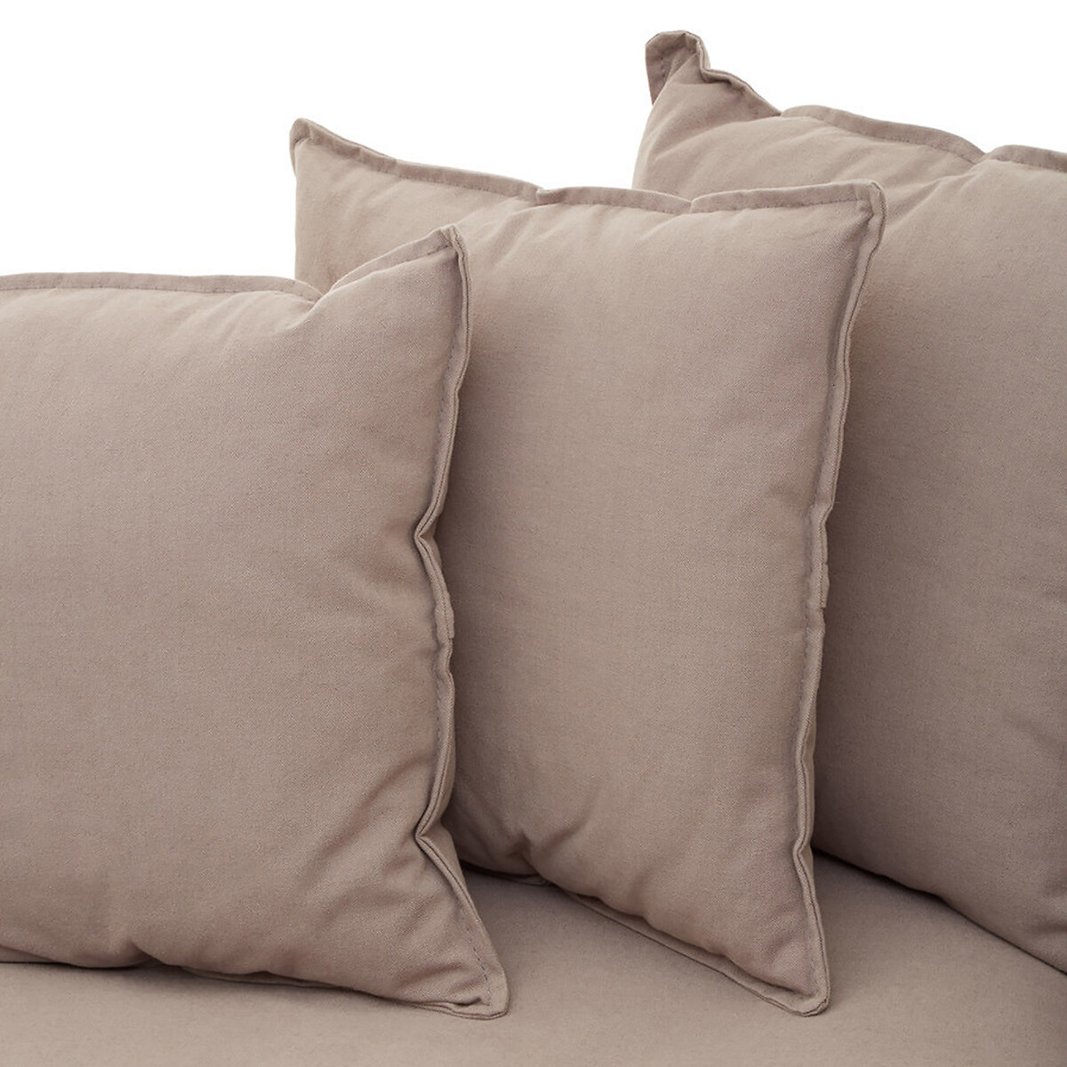 Linen Scatterback 3 Seater Sofa grey, SO'HOME