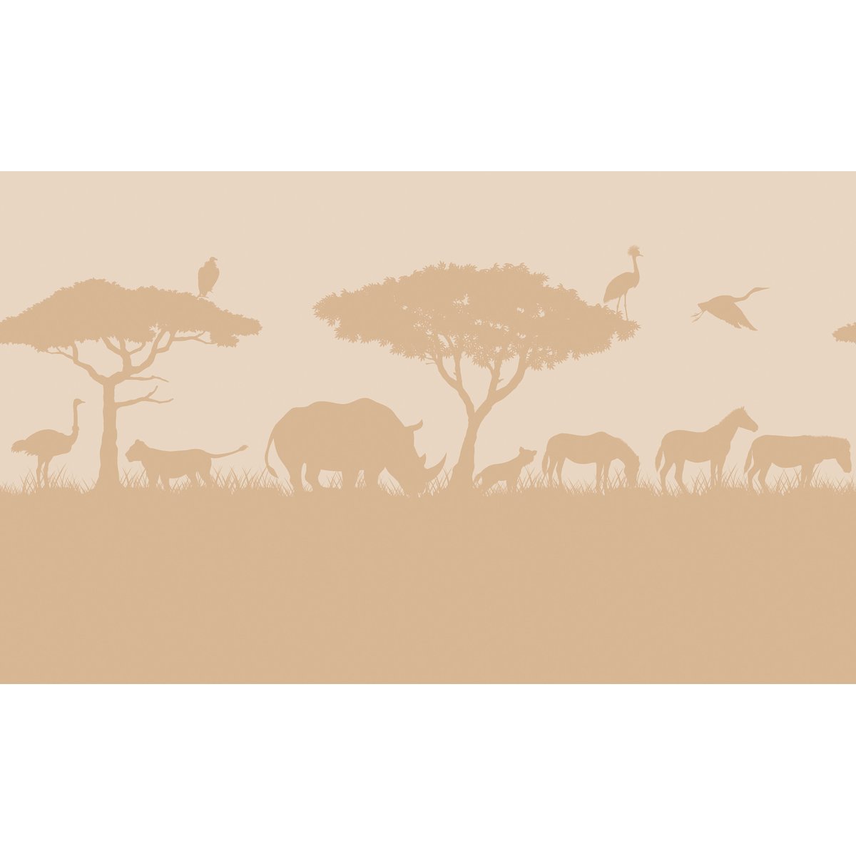 Savane - Soubassement adhésif bleu, LE PAPIERS DE NINON