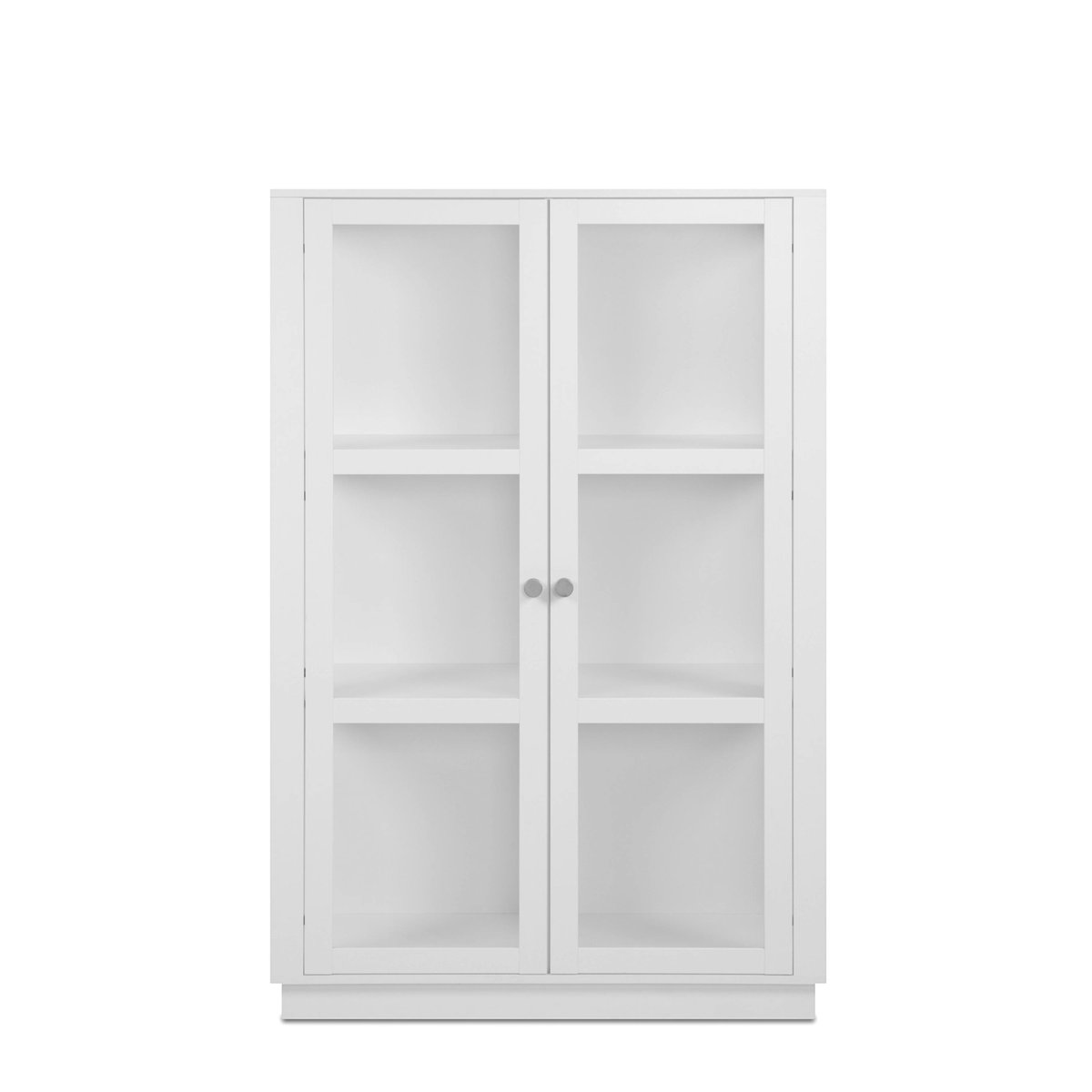 Armoire vitrée blanche 2 portes RAVEN blanc, PIER IMPORT