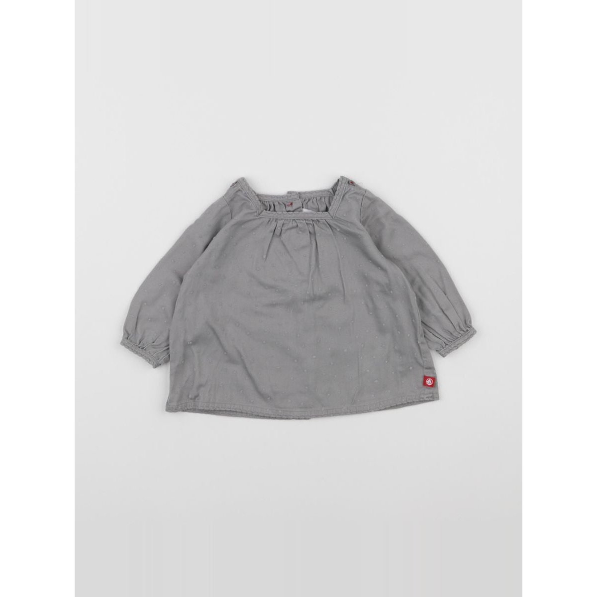 Blouse - Très bon état gris, PETIT BATEAU