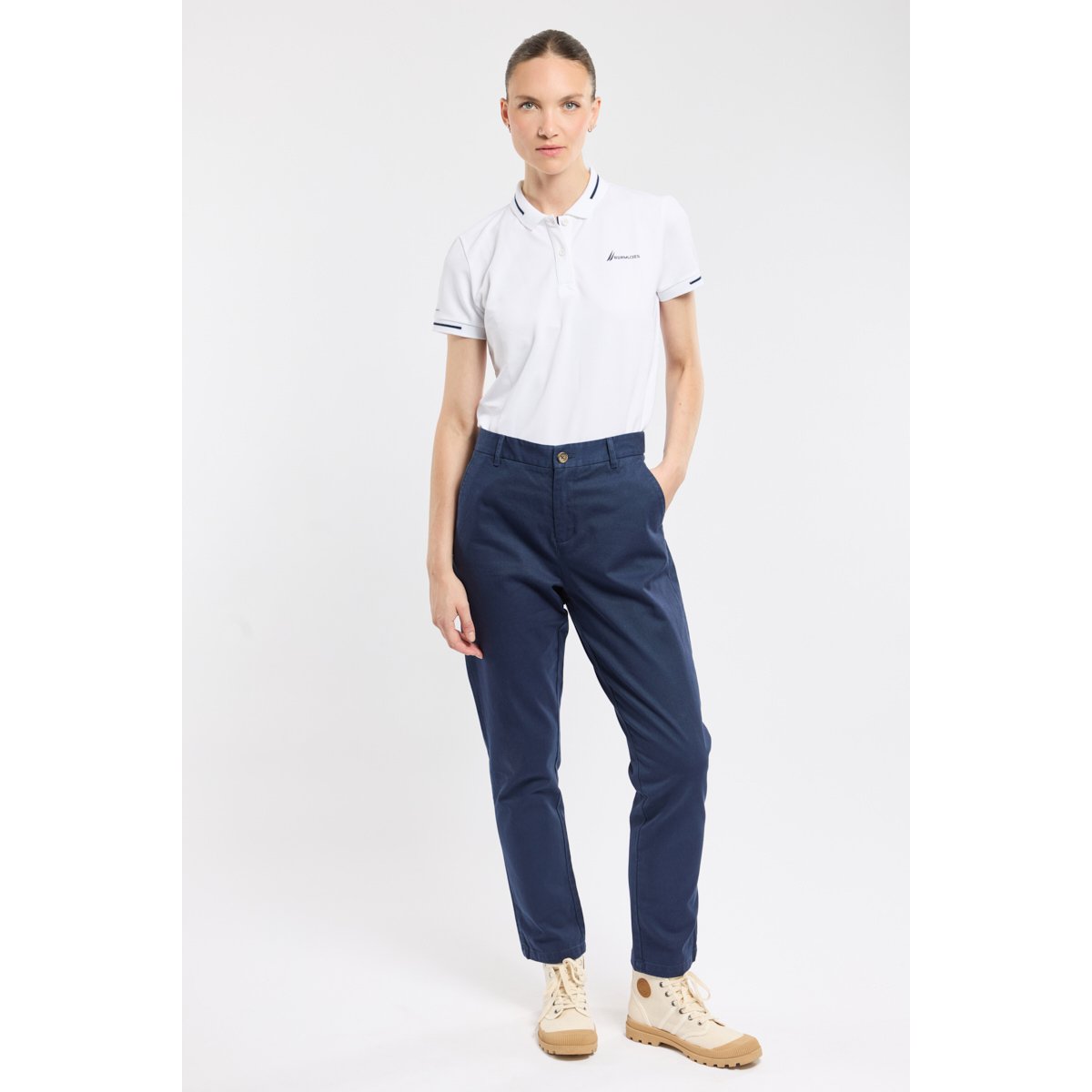 Polo CABESTAN blanc, BERMUDES