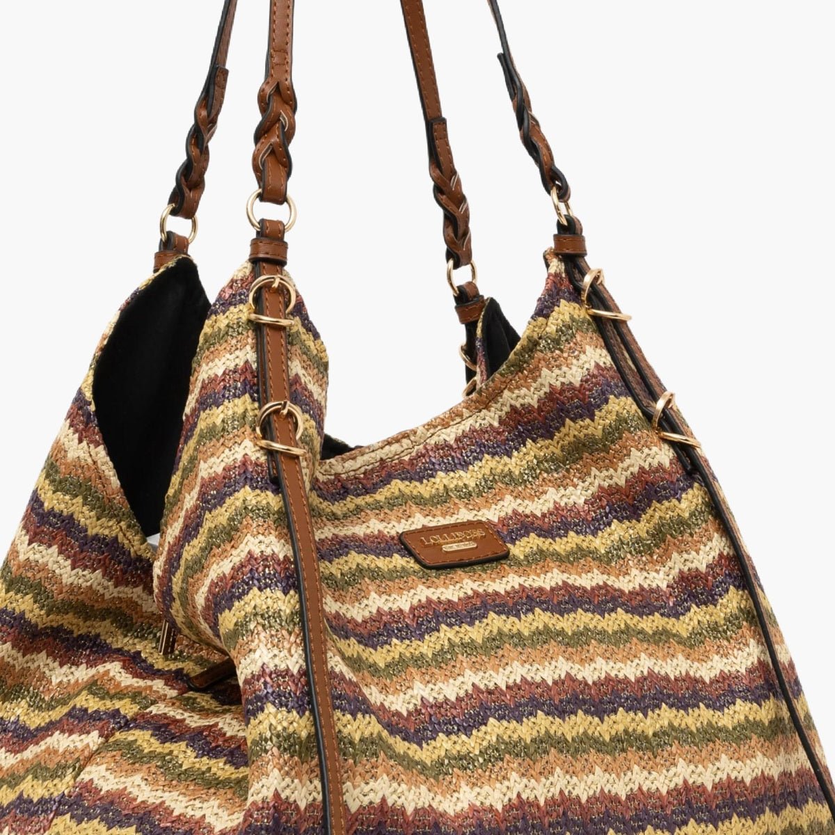 Grand sac shopper  S-Ringo multicolore, LOLLIPOPS