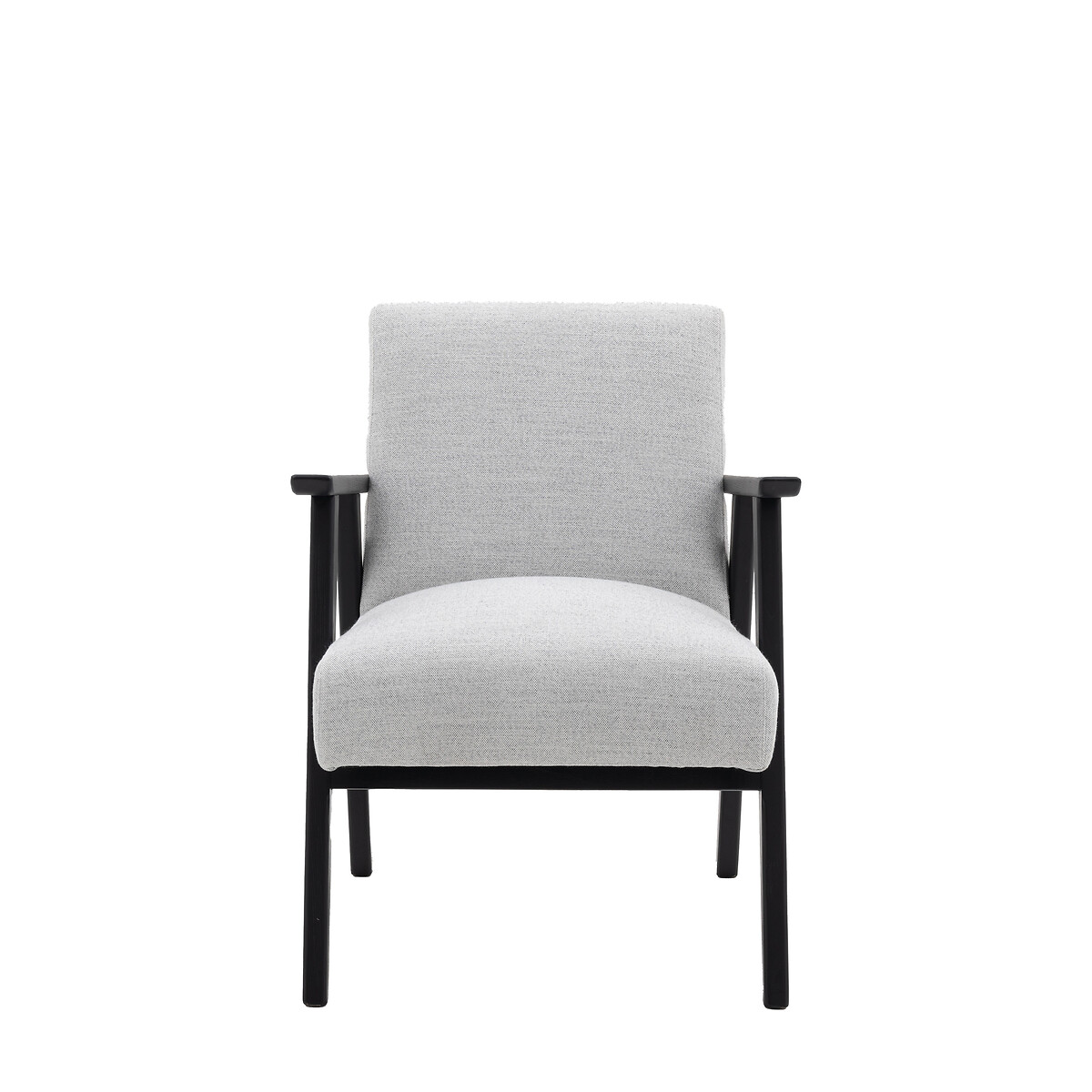 Berlin Mid-Century Armchair with Solid Wood Frame natural, ÉDITÉ